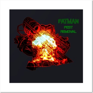 FATMAN PEST REMOVAL (Wasteland Red) Posters and Art